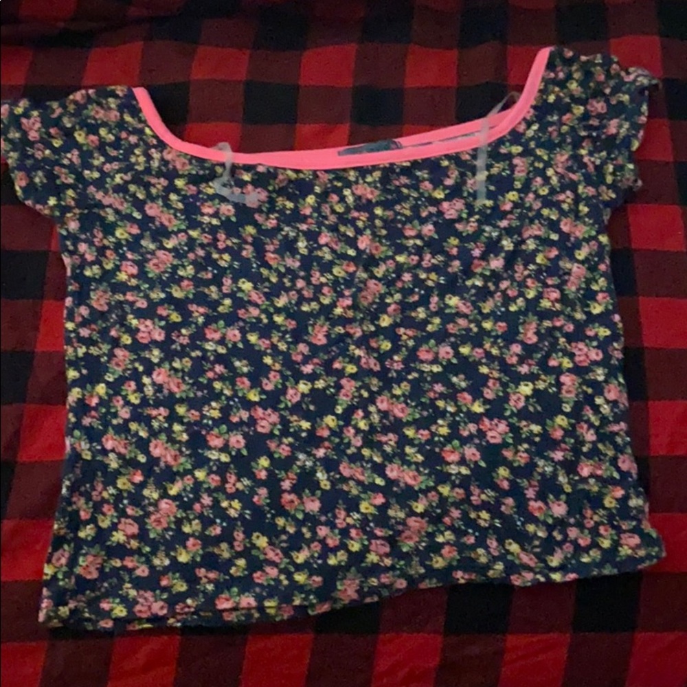 Floral crop top